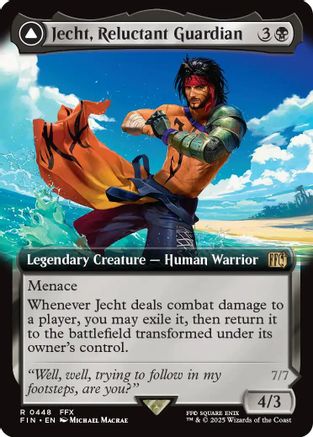 Jecht, Reluctant Guardian (Extended Art) (FIN-448) - FINAL FANTASY - Premium MTG Single from Wizards of the Coast - Just $0.38! Shop now at Game Crave Tournament Store