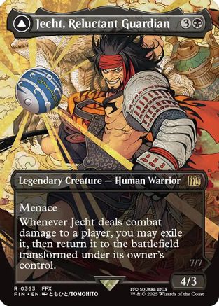 Jecht, Reluctant Guardian (Borderless) (FIN-363) - FINAL FANTASY - Premium MTG Single from Wizards of the Coast - Just $0.78! Shop now at Game Crave Tournament Store