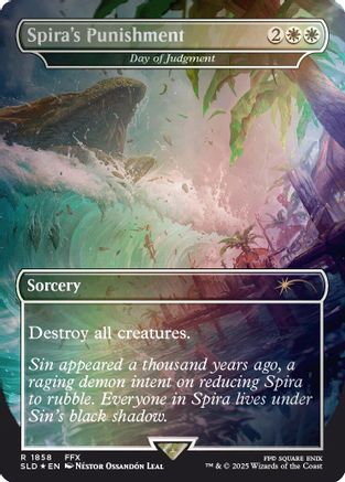 Spira's Punishment - Day of Judgement (Rainbow Foil) (SLD-1858) - Secret Lair Drop Series Foil - Premium MTG Single from Wizards of the Coast - Just $2.45! Shop now at Game Crave Tournament Store