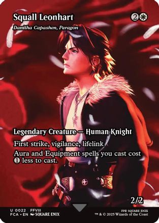 Squall Leonhart - Danitha Capashen, Paragon (Showcase) (FCA-022) - FINAL FANTASY: Through the Ages Foil - Premium MTG Single from Wizards of the Coast - Just $0.55! Shop now at Game Crave Tournament Store