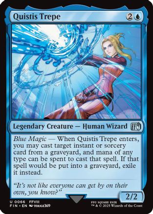 Quistis Trepe (FIN-066) - FINAL FANTASY - Premium MTG Single from Wizards of the Coast - Just $0.08! Shop now at Game Crave Tournament Store