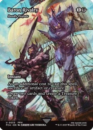 Baron Rivalry - Deadly Dispute (Showcase) (FCA-033) - FINAL FANTASY: Through the Ages Foil - Premium MTG Single from Wizards of the Coast - Just $0.63! Shop now at Game Crave Tournament Store