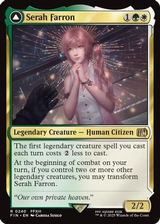 Serah Farron (FIN-240) - FINAL FANTASY Foil - Premium MTG Single from Wizards of the Coast - Just $0.66! Shop now at Game Crave Tournament Store