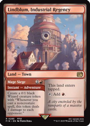 Lindblum, Industrial Regency (FIN-285) - FINAL FANTASY - Premium MTG Single from Wizards of the Coast - Just $0.43! Shop now at Game Crave Tournament Store