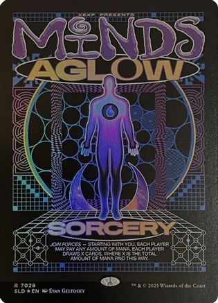 Minds Aglow (Rainbow Foil) (SLD-7028) - Secret Lair Drop Series Foil - Premium MTG Single from Wizards of the Coast - Just $0.58! Shop now at Game Crave Tournament Store