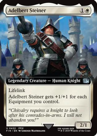 Adelbert Steiner (Extended Art) (FIN-422) - FINAL FANTASY - Premium MTG Single from Wizards of the Coast - Just $0.38! Shop now at Game Crave Tournament Store