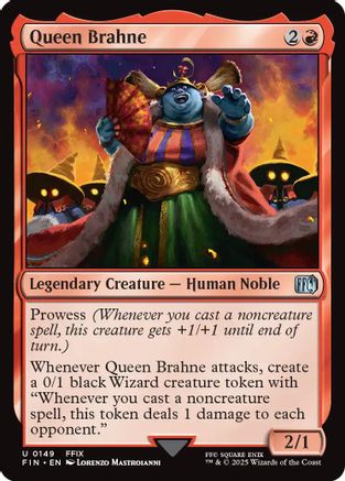 Queen Brahne (FIN-149) - FINAL FANTASY Foil - Premium MTG Single from Wizards of the Coast - Just $0.08! Shop now at Game Crave Tournament Store