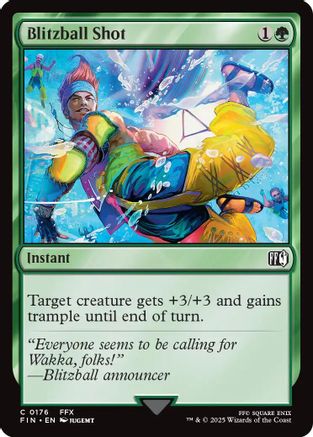 Blitzball Shot (FIN-176) - FINAL FANTASY Foil - Premium MTG Single from Wizards of the Coast - Just $0.08! Shop now at Game Crave Tournament Store