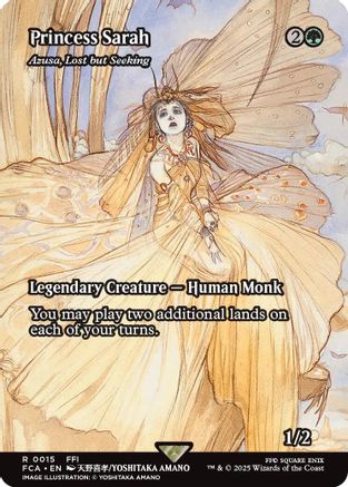 Princess Sarah - Azusa, Lost but Seeking (Showcase) (FCA-015) - FINAL FANTASY: Through the Ages Foil - Premium MTG Single from Wizards of the Coast - Just $12.42! Shop now at Game Crave Tournament Store