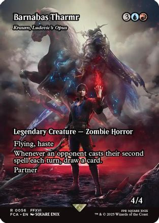 Barnabas Tharmr - Kraum, Ludevic's Opus (Showcase) (FCA-056) - FINAL FANTASY: Through the Ages Foil - Premium MTG Single from Wizards of the Coast - Just $9.66! Shop now at Game Crave Tournament Store