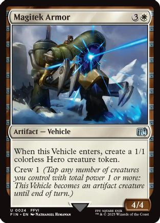 Magitek Armor (FIN-024) - FINAL FANTASY - Premium MTG Single from Wizards of the Coast - Just $0.08! Shop now at Game Crave Tournament Store