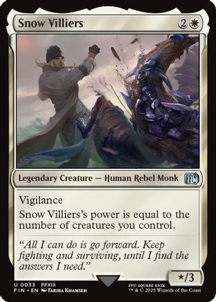 Snow Villiers (FIN-033) - FINAL FANTASY - Premium MTG Single from Wizards of the Coast - Just $0.08! Shop now at Game Crave Tournament Store