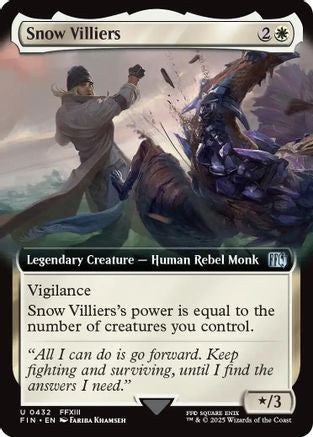 Snow Villiers (Extended Art) (FIN-432) - FINAL FANTASY - Premium MTG Single from Wizards of the Coast - Just $0.19! Shop now at Game Crave Tournament Store