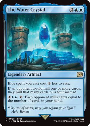 The Water Crystal (FIN-085) - FINAL FANTASY - Premium MTG Single from Wizards of the Coast - Just $0.78! Shop now at Game Crave Tournament Store