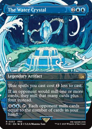 The Water Crystal (Borderless) (FIN-333) - FINAL FANTASY - Premium MTG Single from Wizards of the Coast - Just $1.70! Shop now at Game Crave Tournament Store