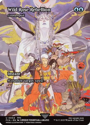Wild Rose Rebellion - Counterspell (Showcase) (FCA-004) - FINAL FANTASY: Through the Ages - Premium MTG Single from Wizards of the Coast - Just $0.23! Shop now at Game Crave Tournament Store