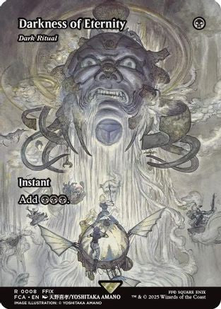 Darkness of Eternity - Dark Ritual (Showcase) (FCA-008) - FINAL FANTASY: Through the Ages - Premium MTG Single from Wizards of the Coast - Just $3.08! Shop now at Game Crave Tournament Store