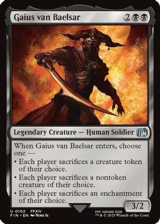Gaius van Baelsar (FIN-102) - FINAL FANTASY - Premium MTG Single from Wizards of the Coast - Just $0.09! Shop now at Game Crave Tournament Store