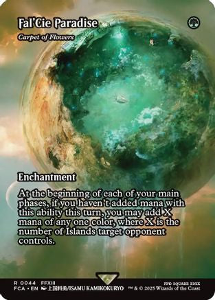 Fal'Cie Paradise - Carpet of Flowers (Showcase) (FCA-044) - FINAL FANTASY: Through the Ages - Premium MTG Single from Wizards of the Coast - Just $0.99! Shop now at Game Crave Tournament Store