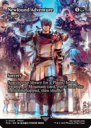 Newfound Adventure - Farseek (Showcase) (FCA-045) - FINAL FANTASY: Through the Ages - Premium MTG Single from Wizards of the Coast - Just $0.17! Shop now at Game Crave Tournament Store