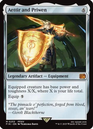 Aettir and Priwen (FIN-253) - FINAL FANTASY - Premium MTG Single from Wizards of the Coast - Just $2.07! Shop now at Game Crave Tournament Store