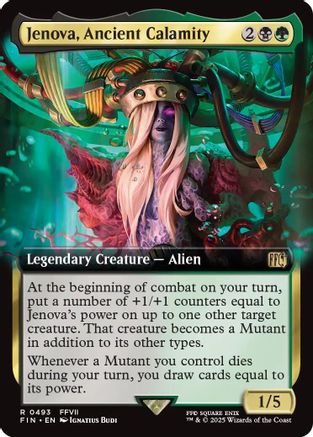 Jenova, Ancient Calamity (Extended Art) (FIN-228) - FINAL FANTASY - Premium MTG Single from Wizards of the Coast - Just $0.36! Shop now at Game Crave Tournament Store