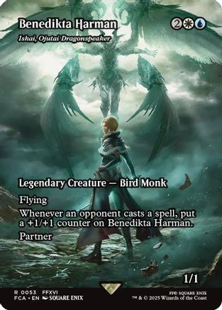 Benedikta Harman - Ishai, Ojutai Dragonspeaker (Showcase) (FCA-053) - FINAL FANTASY: Through the Ages - Premium MTG Single from Wizards of the Coast - Just $0.63! Shop now at Game Crave Tournament Store