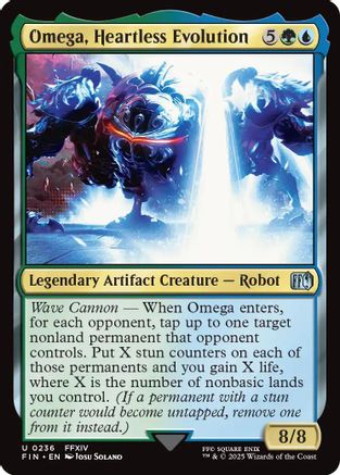 Omega, Heartless Evolution (FIN-236) - FINAL FANTASY Foil - Premium MTG Single from Wizards of the Coast - Just $0.08! Shop now at Game Crave Tournament Store