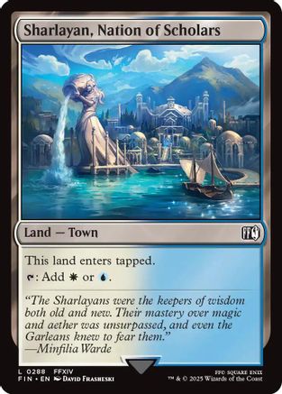 Sharlayan, Nation of Scholars (FIN-288) - FINAL FANTASY - Premium MTG Single from Wizards of the Coast - Just $0.08! Shop now at Game Crave Tournament Store