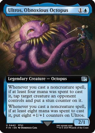 Ultros, Obnoxious Octopus (Extended Art) (FIN-442) - FINAL FANTASY - Premium MTG Single from Wizards of the Coast - Just $0.11! Shop now at Game Crave Tournament Store