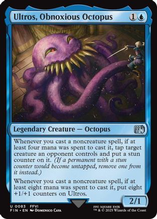 Ultros, Obnoxious Octopus (FIN-083) - FINAL FANTASY Foil - Premium MTG Single from Wizards of the Coast - Just $0.08! Shop now at Game Crave Tournament Store