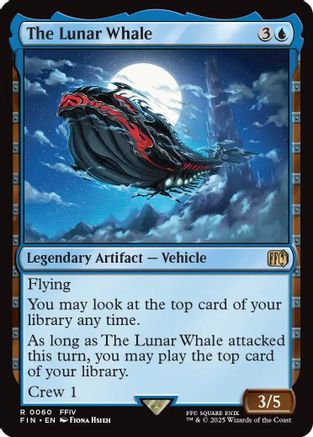 The Lunar Whale (FIN-060) - FINAL FANTASY Foil - Premium MTG Single from Wizards of the Coast - Just $0.13! Shop now at Game Crave Tournament Store