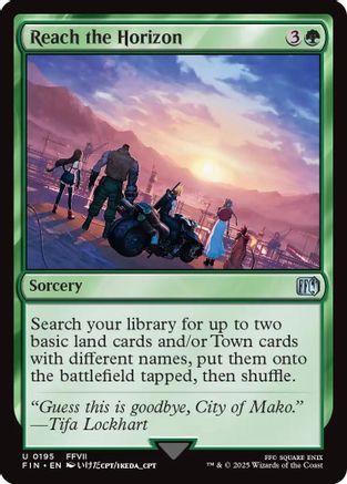 Reach the Horizon (FIN-195) - FINAL FANTASY Foil - Premium MTG Single from Wizards of the Coast - Just $0.08! Shop now at Game Crave Tournament Store
