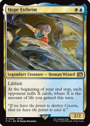 Hope Estheim (FIN-226) - FINAL FANTASY - Premium MTG Single from Wizards of the Coast - Just $0.08! Shop now at Game Crave Tournament Store