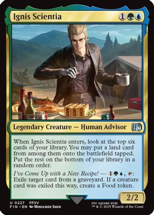 Ignis Scientia (FIN-227) - FINAL FANTASY Foil - Premium MTG Single from Wizards of the Coast - Just $0.08! Shop now at Game Crave Tournament Store