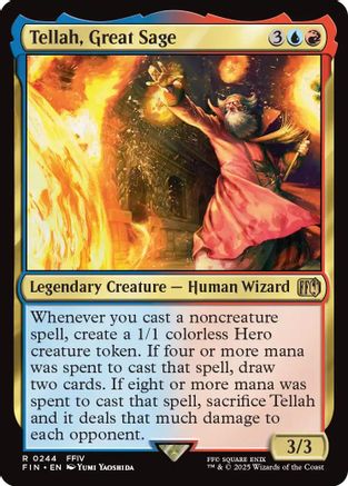 Tellah, Great Sage (FIN-244) - FINAL FANTASY Foil - Premium MTG Single from Wizards of the Coast - Just $0.09! Shop now at Game Crave Tournament Store