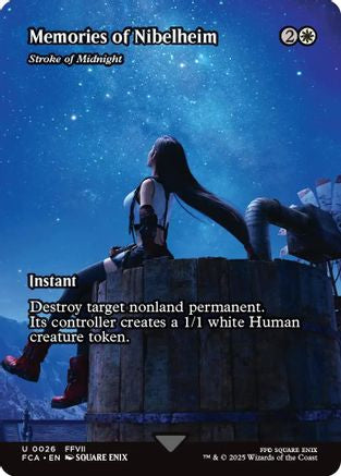Memories of Nibelheim - Stroke of Midnight (Showcase) (FCA-026) - FINAL FANTASY: Through the Ages - Premium MTG Single from Wizards of the Coast - Just $0.12! Shop now at Game Crave Tournament Store