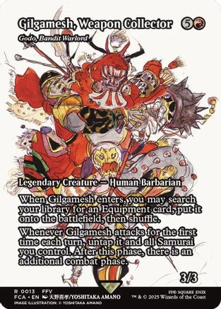 Gilgamesh, Weapon Collector - Godo, Bandit Warlord (Showcase) (FCA-013) - FINAL FANTASY: Through the Ages Foil - Premium MTG Single from Wizards of the Coast - Just $11.35! Shop now at Game Crave Tournament Store