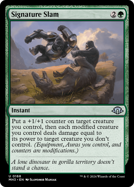 Signature Slam (MH3-168) - Modern Horizons 3 - Premium MTG Single from Wizards of the Coast - Just $0.25! Shop now at Game Crave Tournament Store