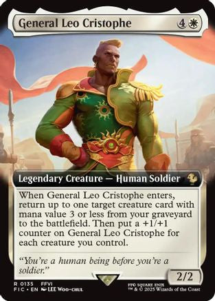 General Leo Cristophe (Extended Art) (FIC-135) - Commander: FINAL FANTASY - Premium MTG Single from Wizards of the Coast - Just $0.11! Shop now at Game Crave Tournament Store