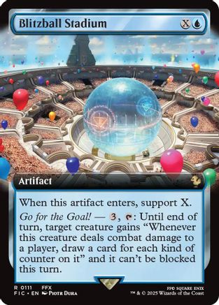 Blitzball Stadium (Extended Art) (FIC-111) - Commander: FINAL FANTASY Foil - Premium MTG Single from Wizards of the Coast - Just $0.29! Shop now at Game Crave Tournament Store