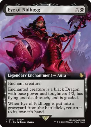 Eye of Nidhogg (Extended Art) (FIC-115) - Commander: FINAL FANTASY - Premium MTG Single from Wizards of the Coast - Just $0.25! Shop now at Game Crave Tournament Store