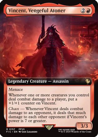Vincent, Vengeful Atoner (Extended Art) (FIC-157) - Commander: FINAL FANTASY Foil - Premium MTG Single from Wizards of the Coast - Just $5.15! Shop now at Game Crave Tournament Store