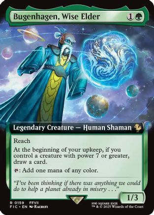 Bugenhagen, Wise Elder (Extended Art) (FIC-159) - Commander: FINAL FANTASY - Premium MTG Single from Wizards of the Coast - Just $0.49! Shop now at Game Crave Tournament Store
