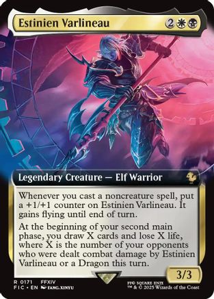 Estinien Varlineau (Extended Art) (FIC-171) - Commander: FINAL FANTASY - Premium MTG Single from Wizards of the Coast - Just $0.26! Shop now at Game Crave Tournament Store