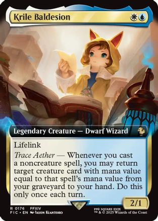 Krile Baldesion (Extended Art) (FIC-176) - Commander: FINAL FANTASY Foil - Premium MTG Single from Wizards of the Coast - Just $2.89! Shop now at Game Crave Tournament Store