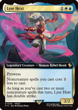 Lyse Hext (Extended Art) (FIC-178) - Commander: FINAL FANTASY - Premium MTG Single from Wizards of the Coast - Just $0.41! Shop now at Game Crave Tournament Store