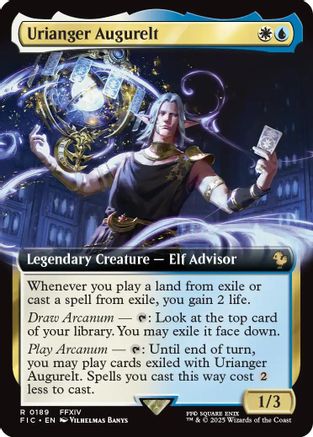 Urianger Augurelt (Extended Art) (FIC-189) - Commander: FINAL FANTASY - Premium MTG Single from Wizards of the Coast - Just $0.21! Shop now at Game Crave Tournament Store