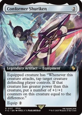 Conformer Shuriken (Extended Art) (FIC-127) - Commander: FINAL FANTASY Foil - Premium MTG Single from Wizards of the Coast - Just $1.09! Shop now at Game Crave Tournament Store