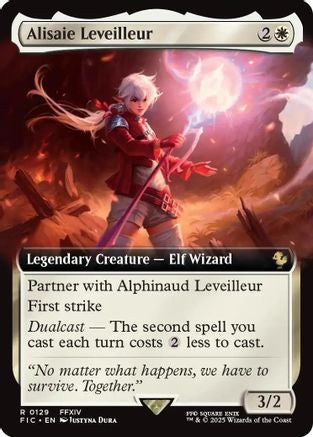 Alisaie Leveilleur (Extended Art) (FIC-129) - Commander: FINAL FANTASY - Premium MTG Single from Wizards of the Coast - Just $0.66! Shop now at Game Crave Tournament Store